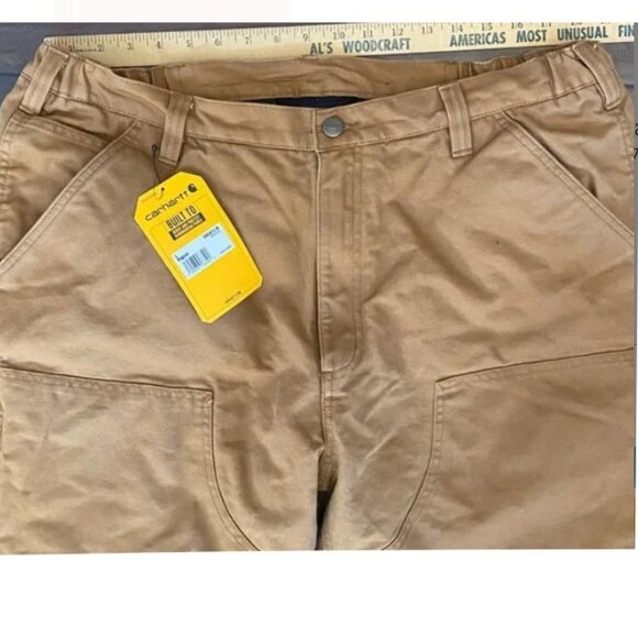 Carhartt Washed Duck Insulated Pant Tall Loose Fit Zip Leg OB5471-M Men’s L, - Picture 4 of 6